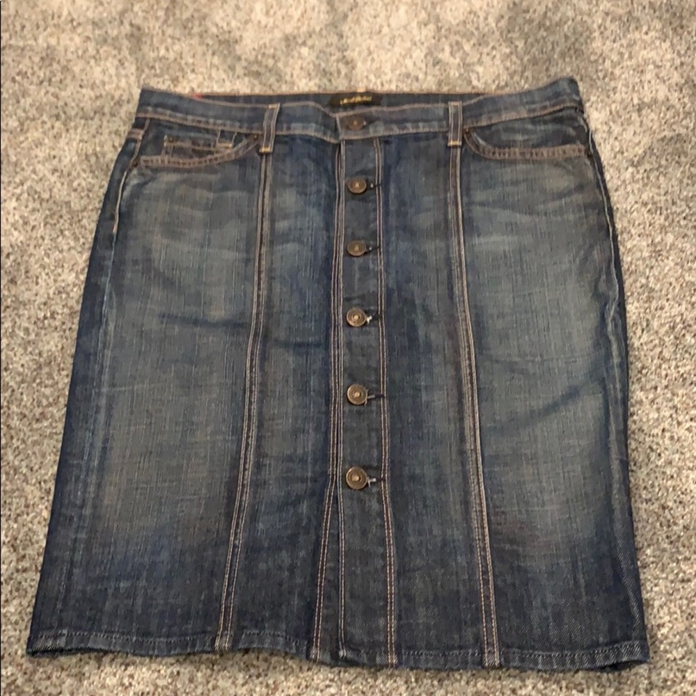 7 for All Mankind JEAN PENCIL SKIRT